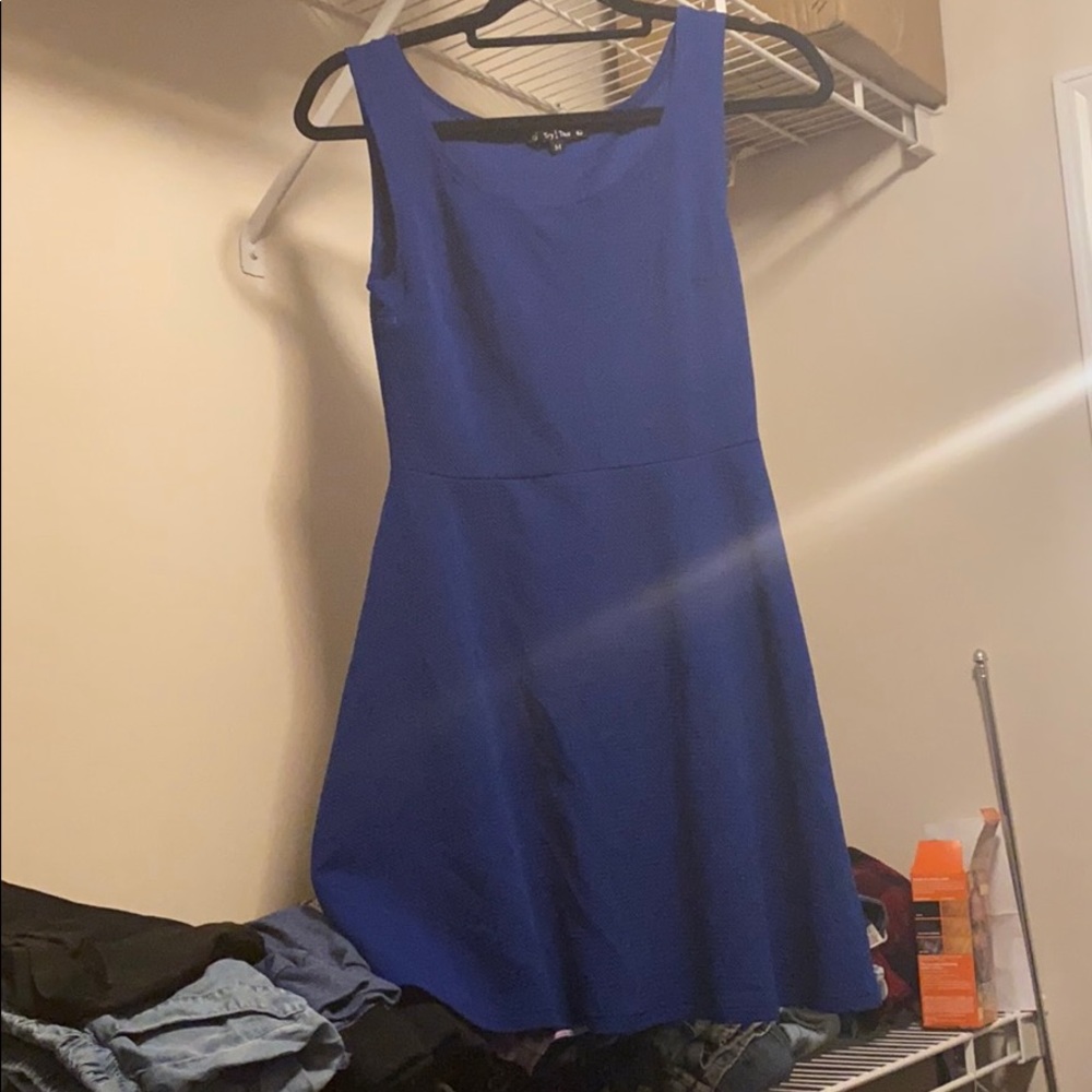Blue dress